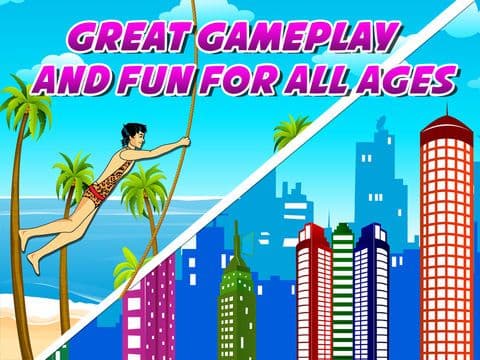 A Supervillain Swinging Escape Free