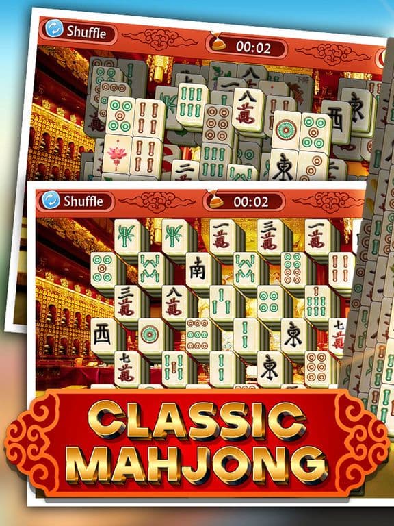 Majong Classic 3D - Mahjong Deluxe screenshot 2