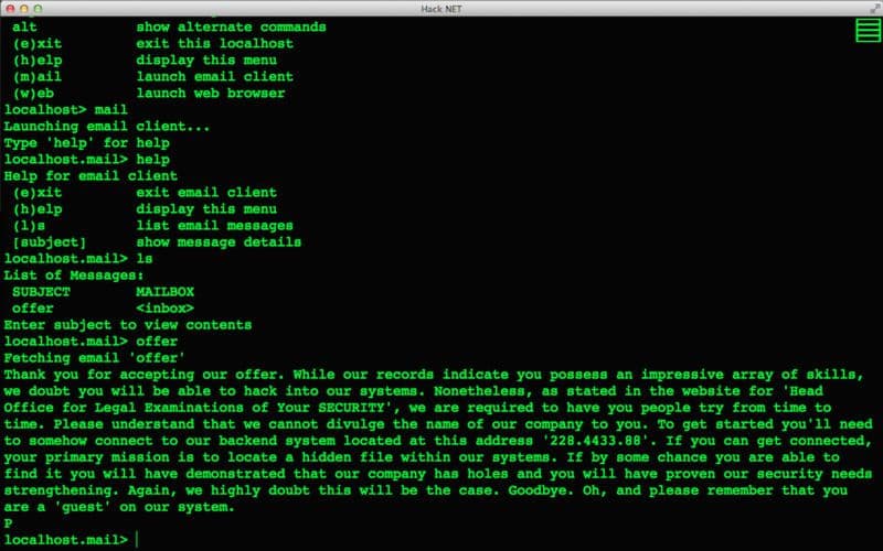 Hack NET screenshot 4