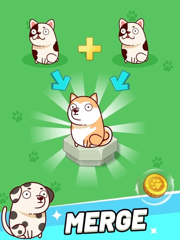 Puppy Paradise-Addictive Merge screenshot 2