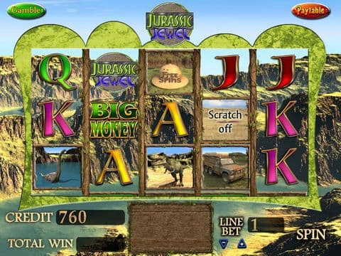 JURASSIC JEWEL SLOT MACHINE screenshot 2