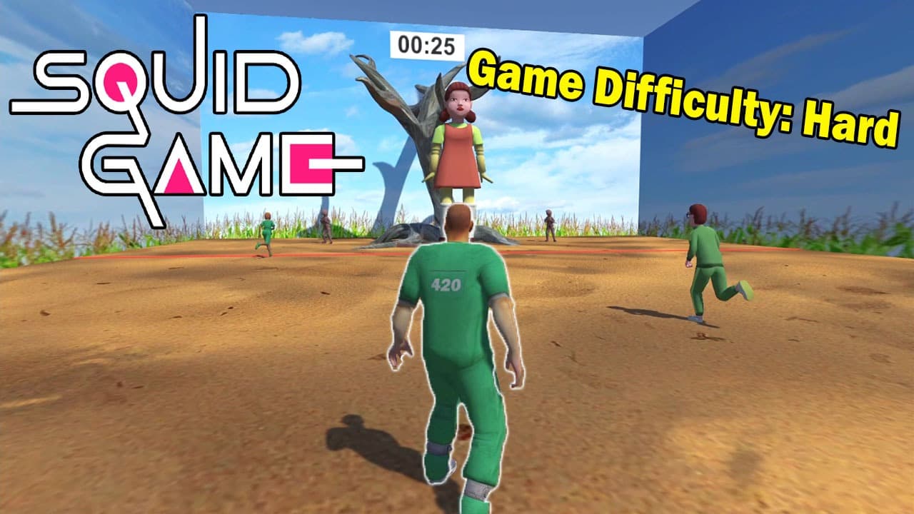 Squid Game Red light Green light (Rage Edition)