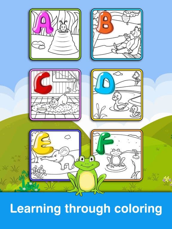 Anitrek Coloring - ABC & 123 learning app for Kids