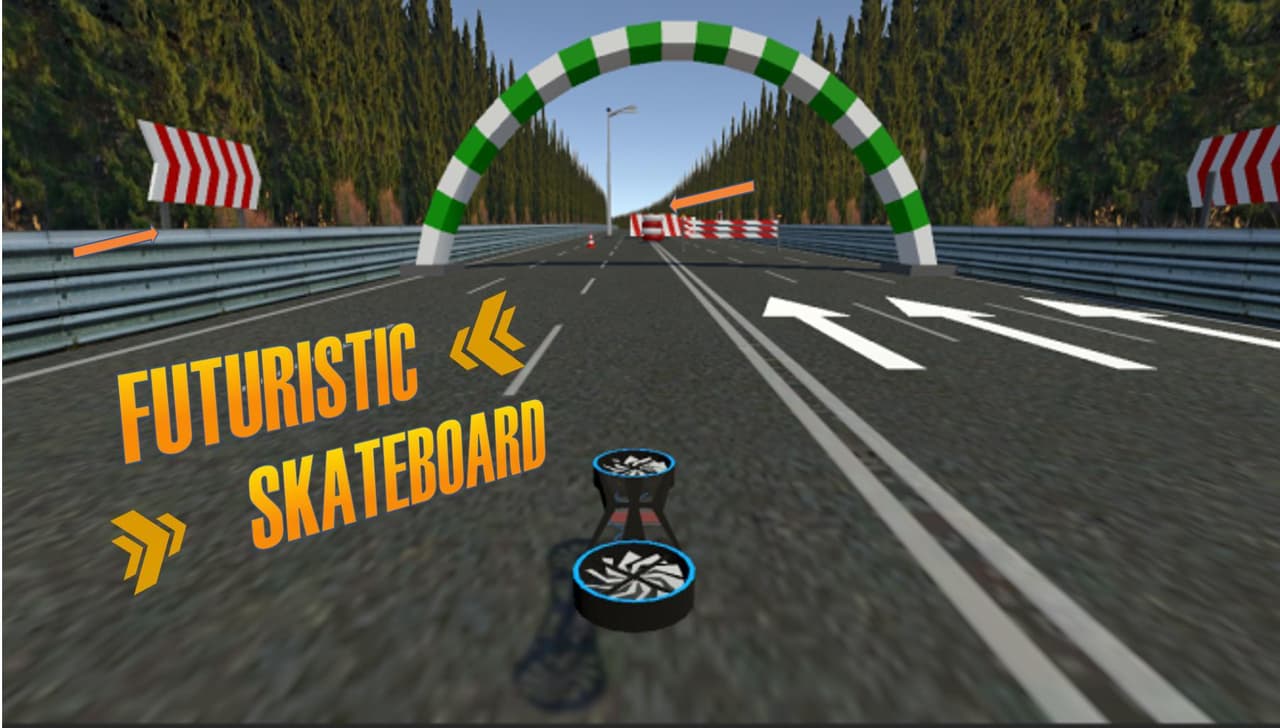 Futuristic Skateboard