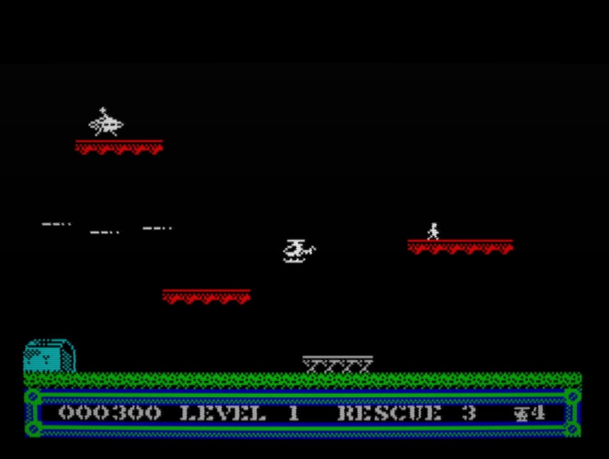 Chopper Defence - ZX Spectrum homebrew screenshot 3
