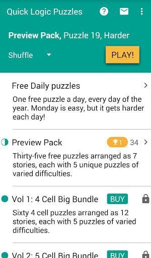 Quick Logic Puzzles screenshot 5
