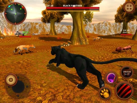 Black Panther Simulator - Wild Animals Survival 3D screenshot 4