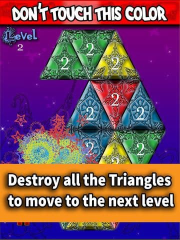 Colors Skip - Triangle Challenge