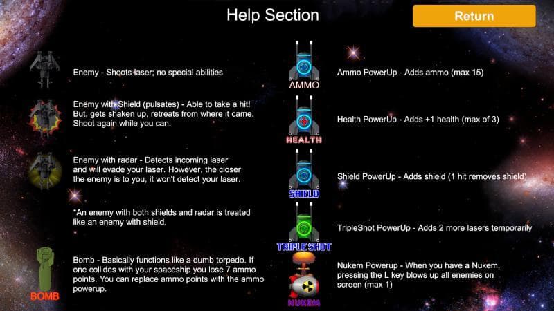 Space Blaster (rgarber) screenshot 3