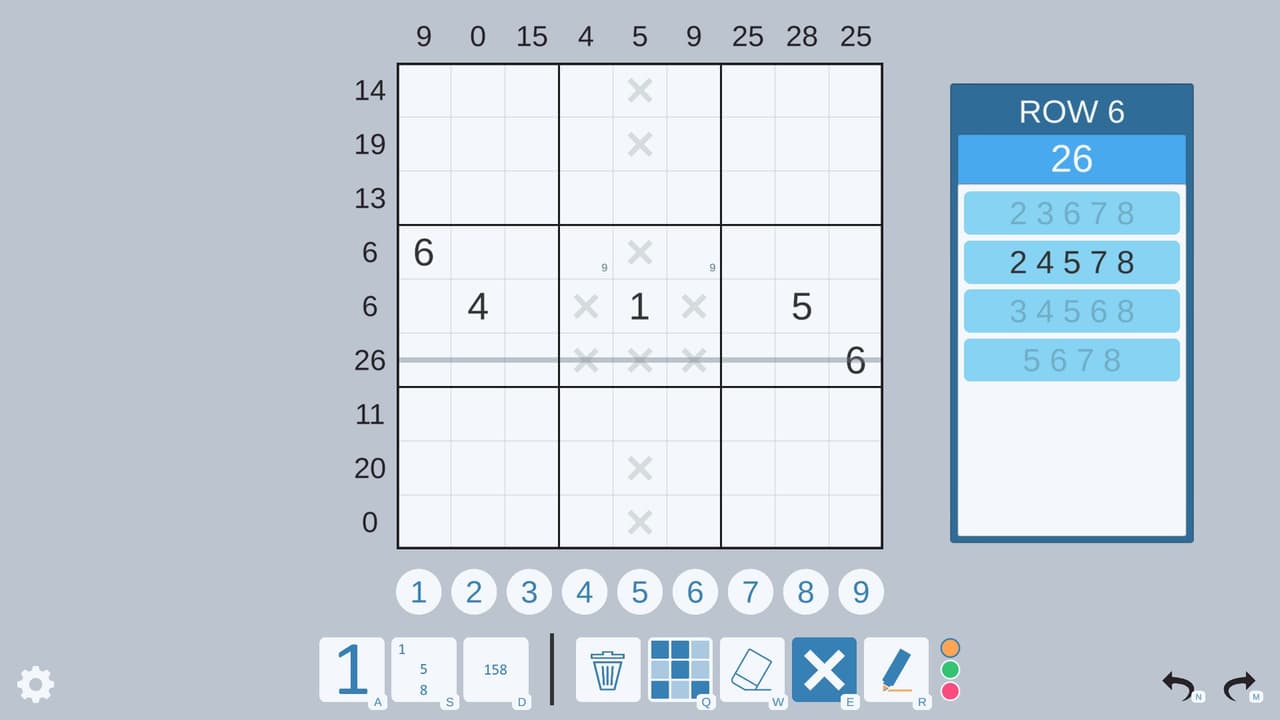 Sandwich Sudoku screenshot 4