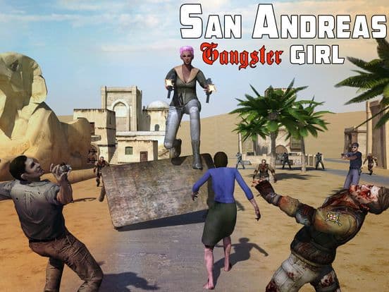 San andreas gangster girl 3D screenshot 3