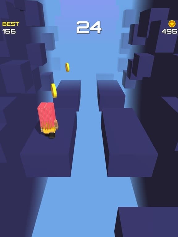 Blocky Gang Roller Jump screenshot 6