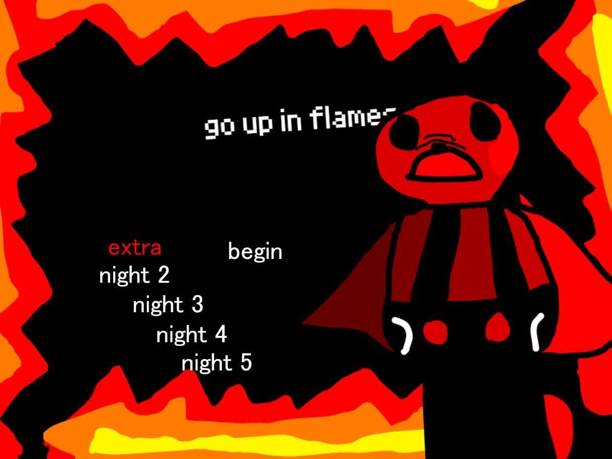 go up in FLAMES