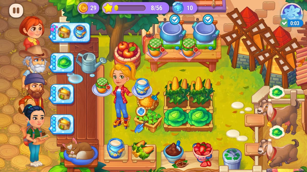 Farming Fever: Cooking Simulator and Time Management Game