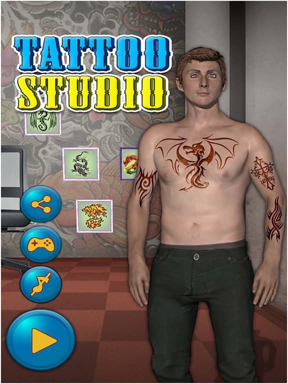 Tattoo Design Artist 3D Pro screenshot 2