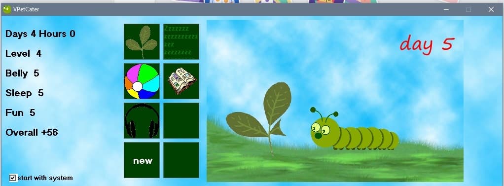 Virtual Pet Caterpillar 1.0 screenshot 3