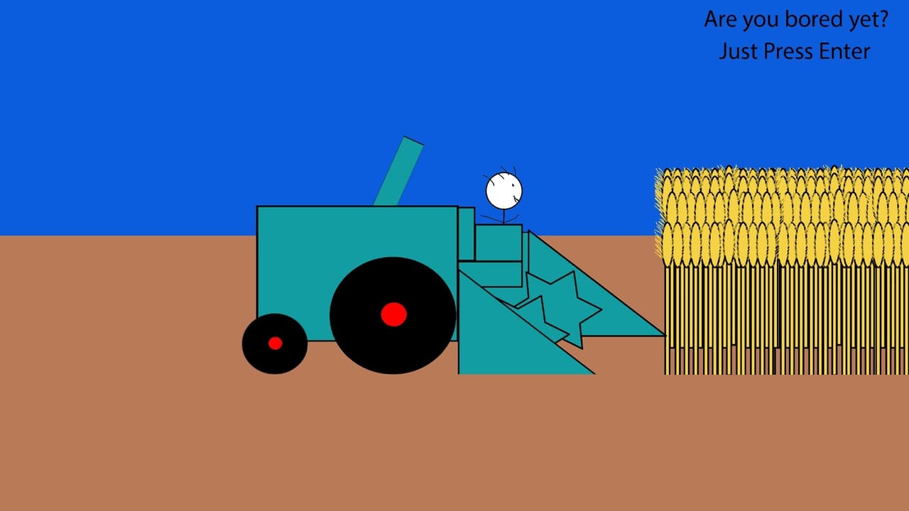 A game where you compile crops until youre bored