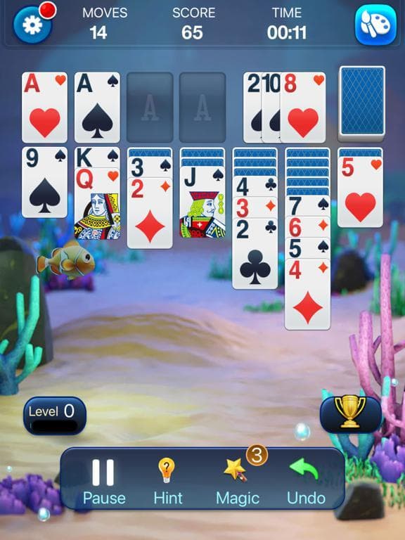 Solitaire: Fishdom screenshot 2