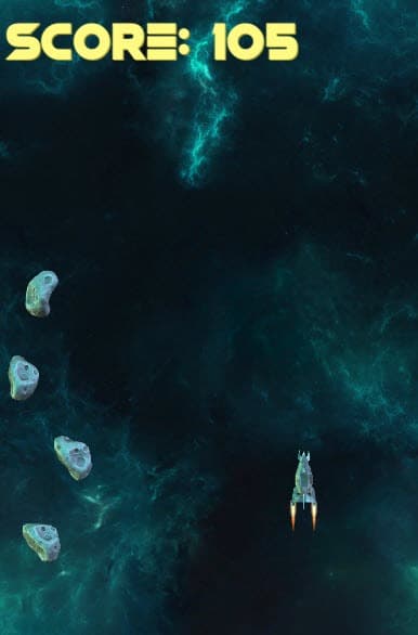 Asteroids Game (jacBeeGood) screenshot 3