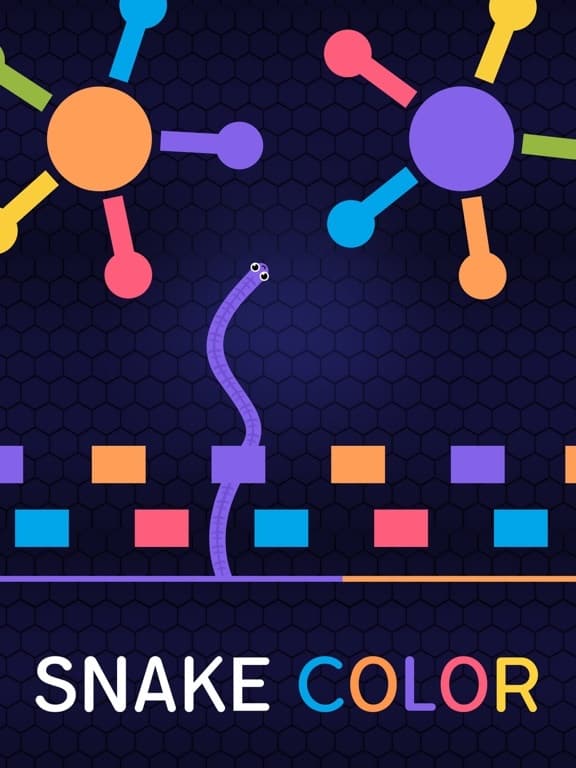 Snake Color: Bump Up Rise Jump screenshot 2
