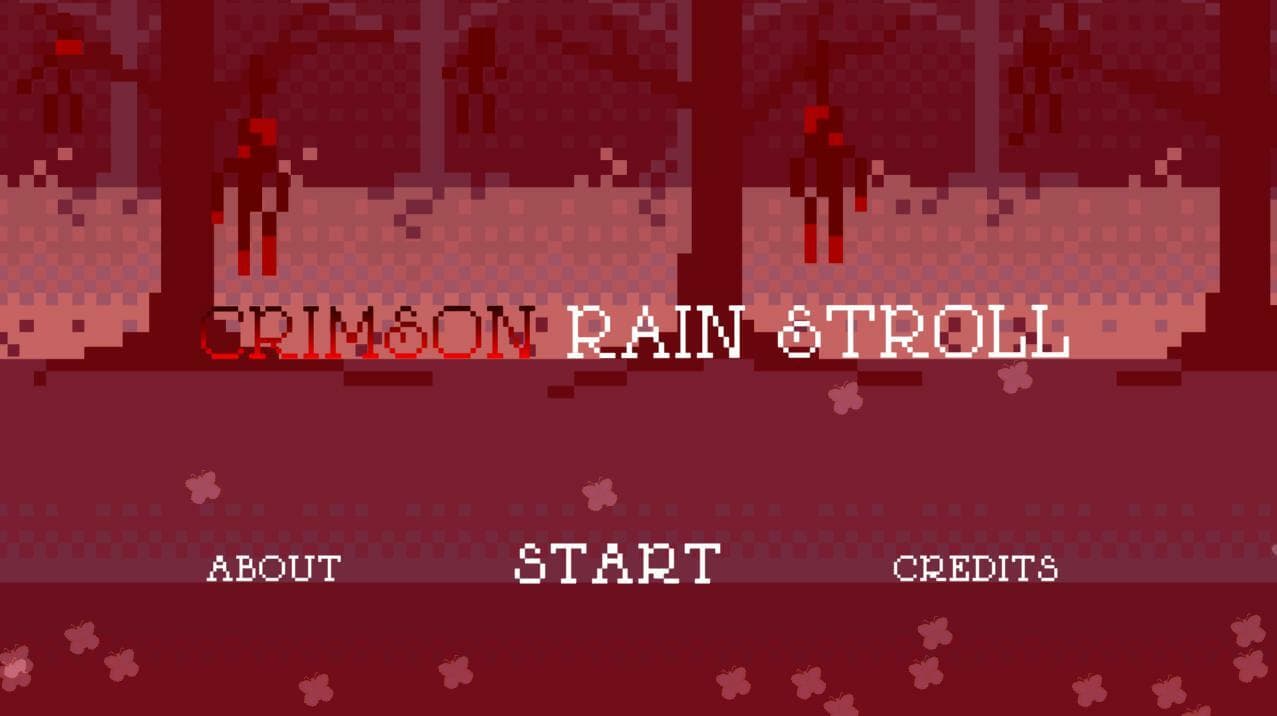 Crimson Rain Stroll