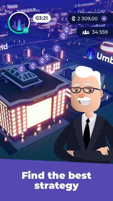 Econia. Become an idle Tycoon