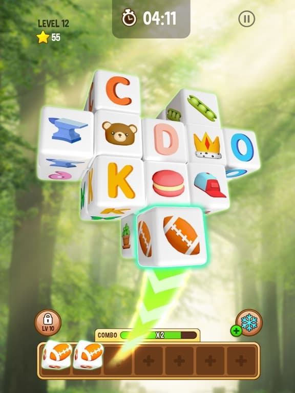 Cube Match Triple - 3D Puzzle screenshot 2