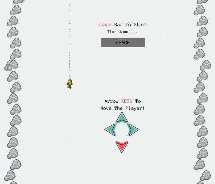 Top Down Ski Simulator Game