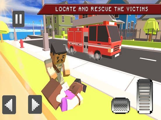 Block City Fire Truck Rescue screenshot 2
