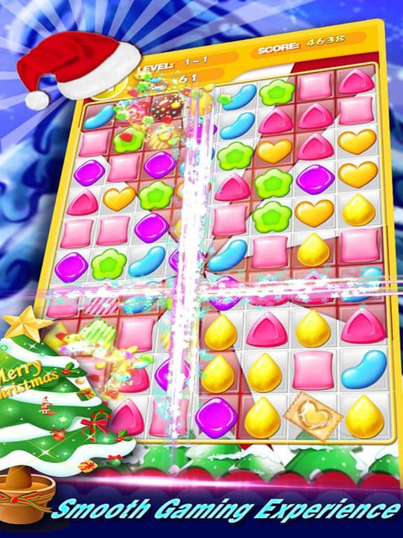 Candy Bubble Crush Christmas Edition- Most popular time killer sweet casual game screenshot 3