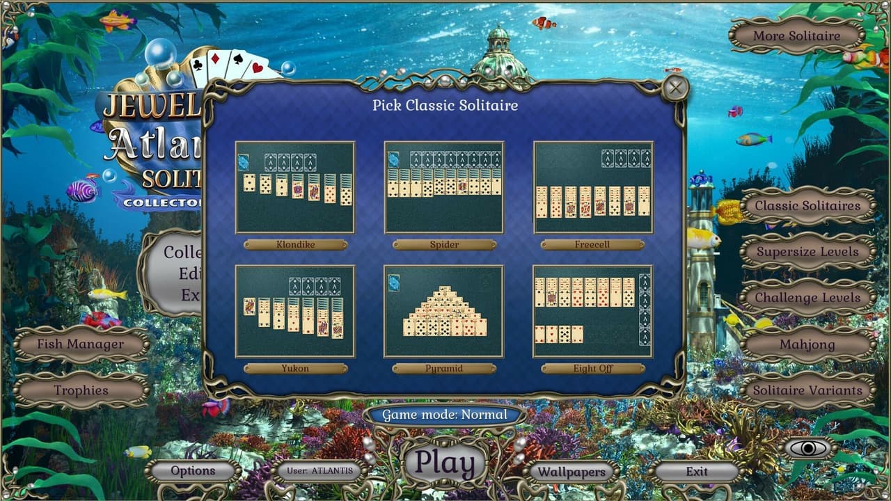 Jewel Match Atlantis Solitaire 2 - Collectors Edition