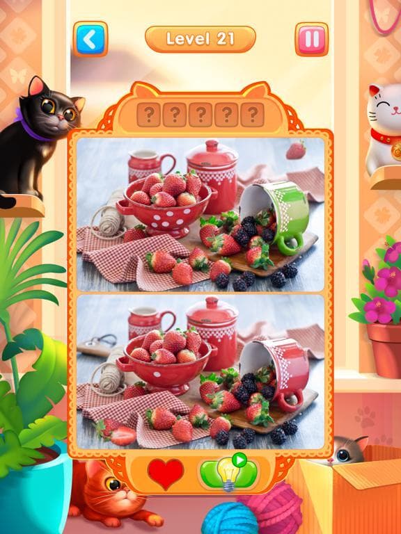 Meow - Find 5 Differences Game screenshot 2
