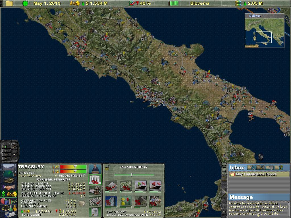 Supreme Ruler 2010 screenshot 3