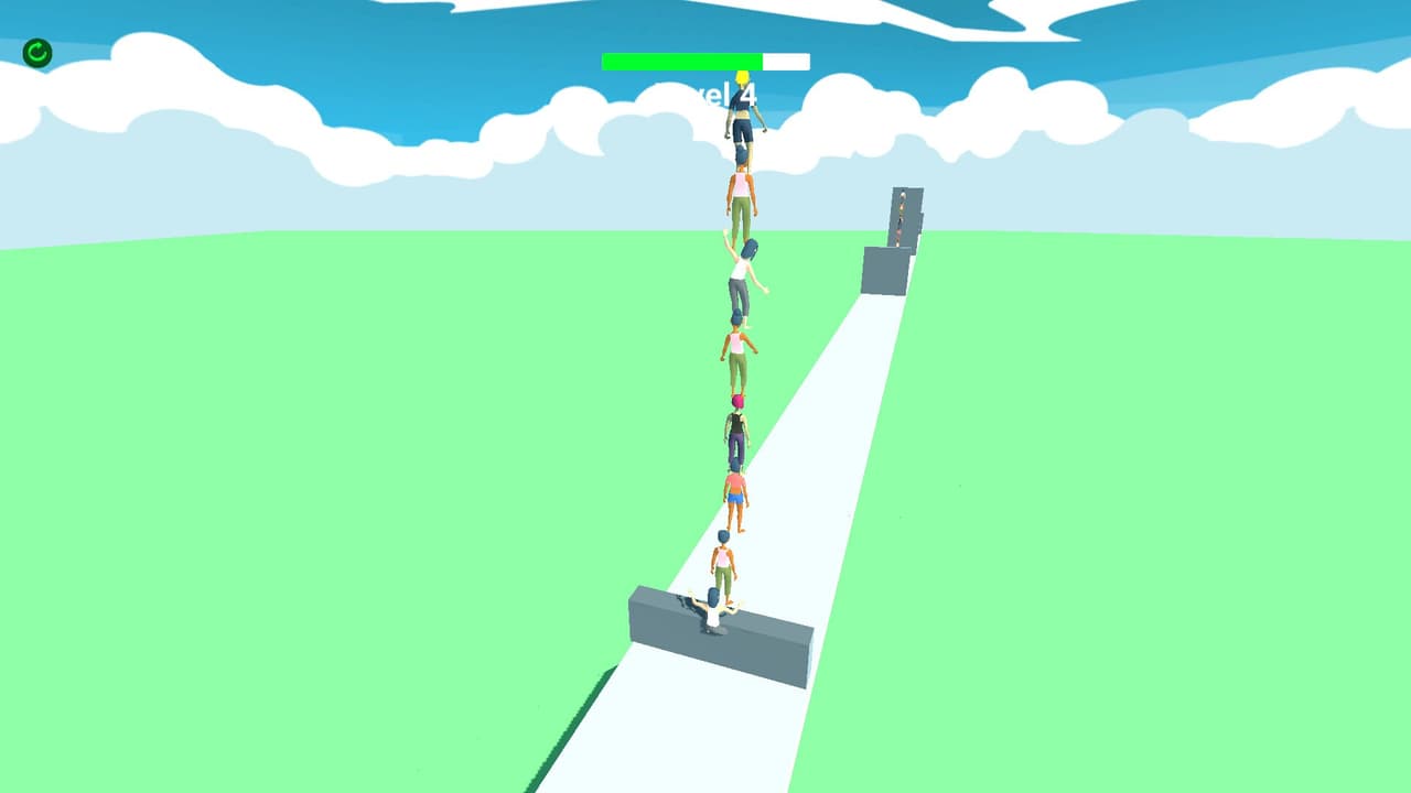 People Jumping Tower
