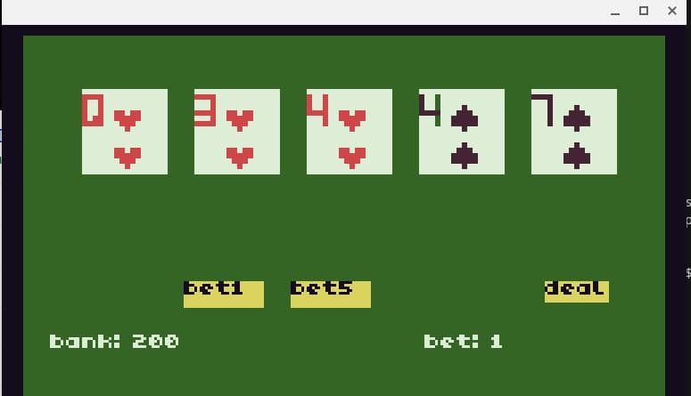 lisp video poker
