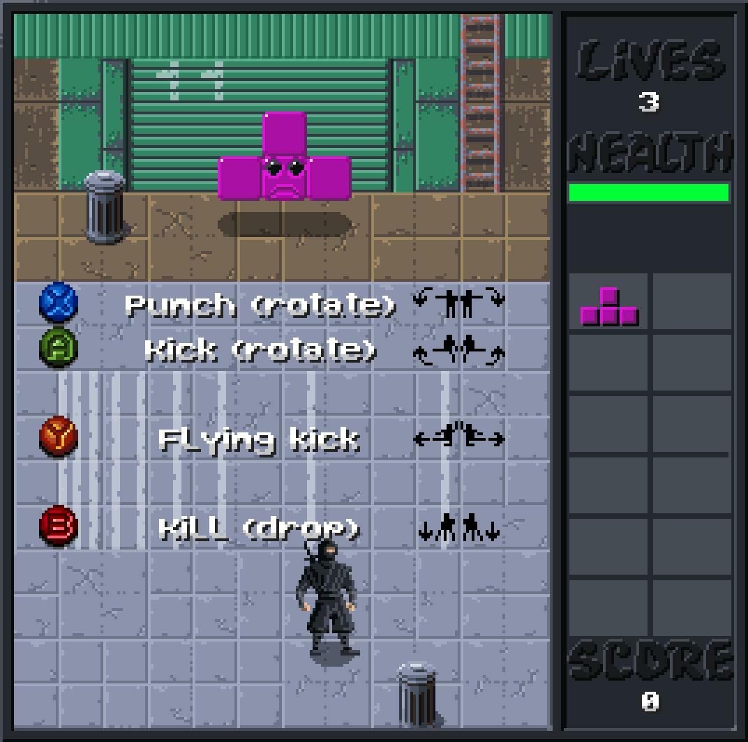 Ninja Tetris screenshot 3