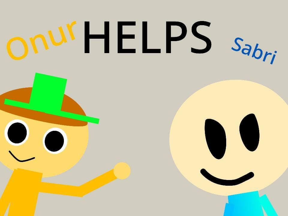 Onur helps Sabri