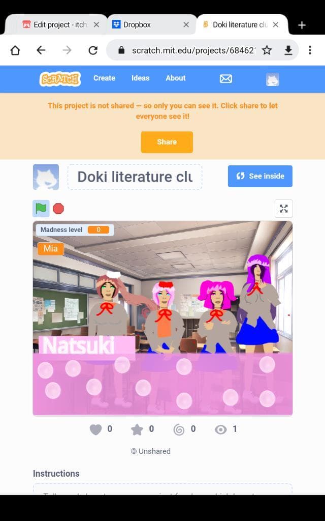 Doki Doki literature club but for Android