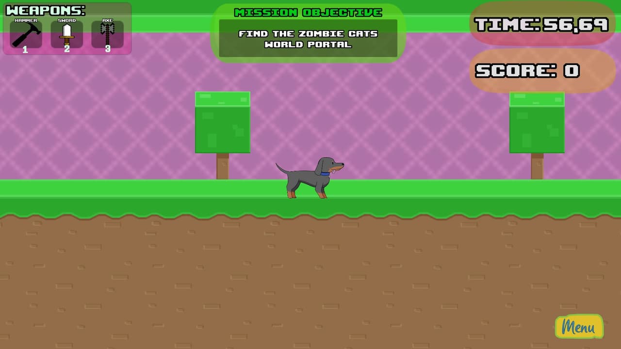 Mr. Sausage vs The Zomcats screenshot 2