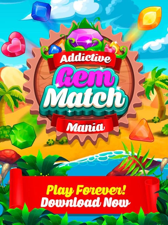 Addictive Gem Match Mania Drop