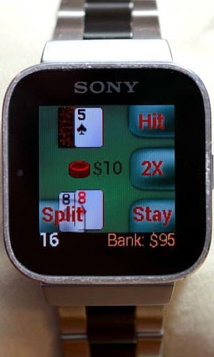 Blackjack for SmartWatch screenshot 5