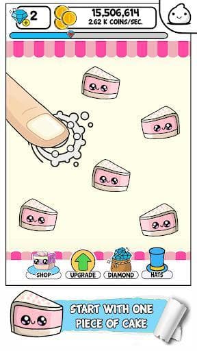 Cakes Evolution - Idle Cute Clicker Game Kawaii screenshot 2