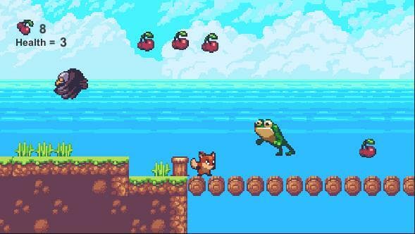 SunnyLand Gameproject screenshot 2