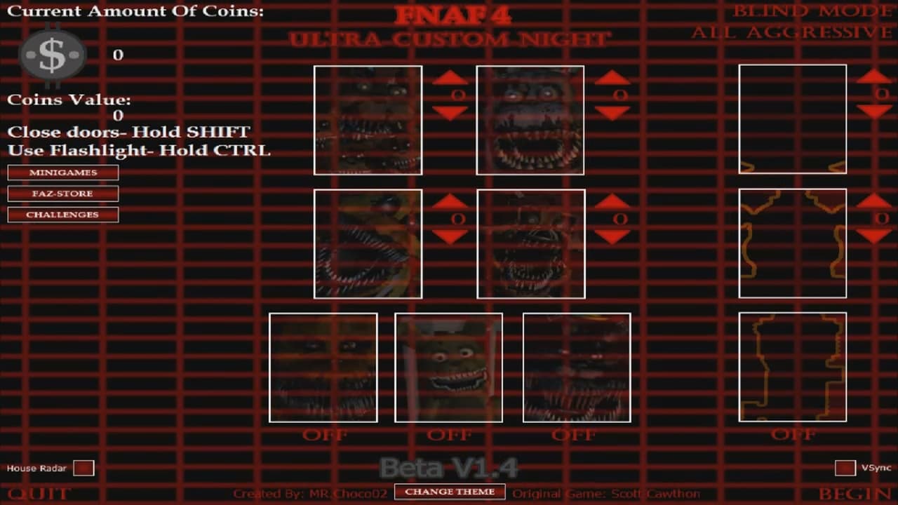 Five Nights at Freddys 4 Ultra Custom Night screenshot 2