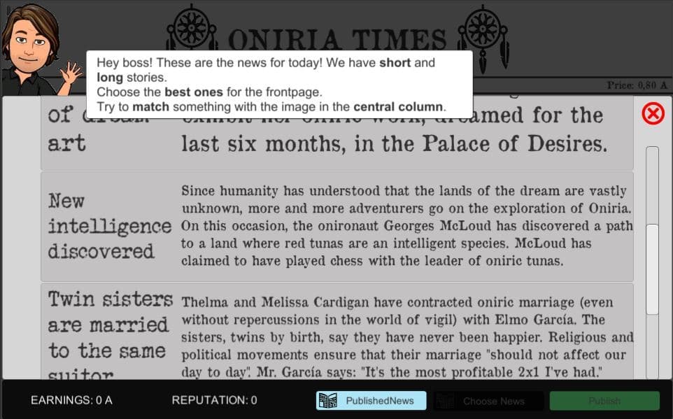Oniria Times screenshot 4