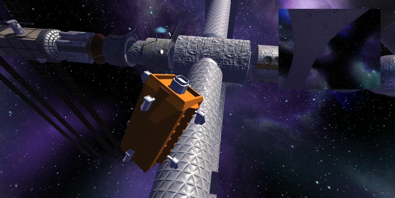 Routinary Space Docking Simulator 2077