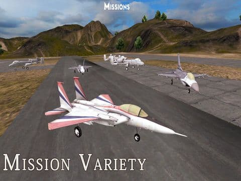 Boeing F-15 Strike Eagle - Combat Flight Simulator of Infinite Airplane Hunter