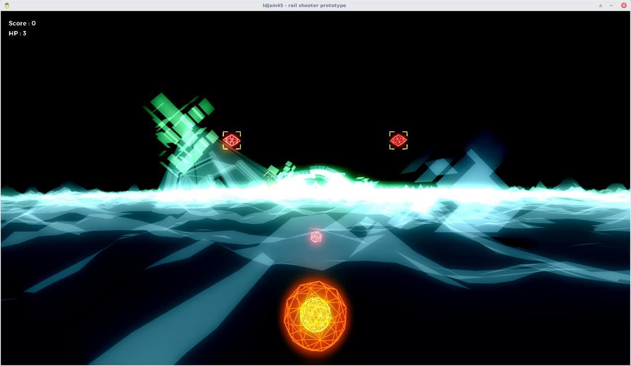LD45 - rail shooter prototype screenshot 2