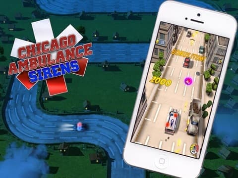 Chicago Ambulance - Sirens: Quick 3D Emergency Car Driving Game screenshot 3
