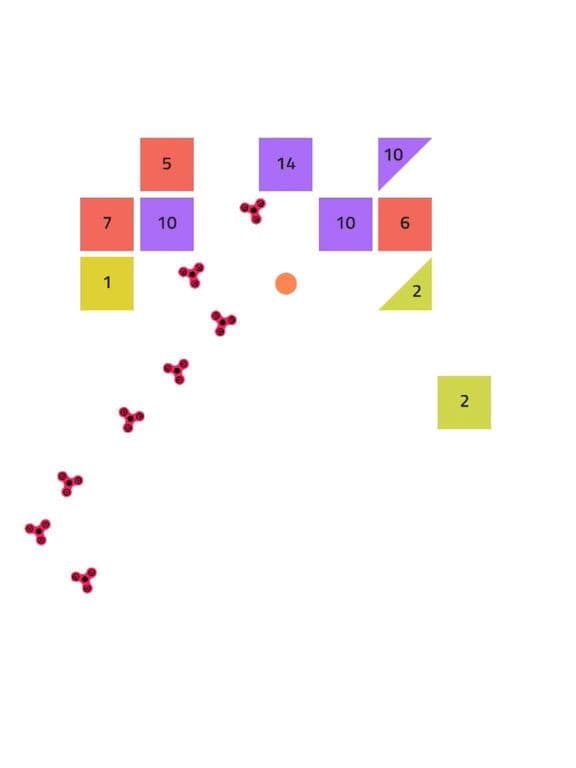 Blocks vs Spinner - Finger Spin Block Breaker screenshot 2